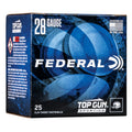 Federal Top Gun Sporting 28 Gauge Shotshells - 3/4 oz #7.5, 25 Rounds per Box