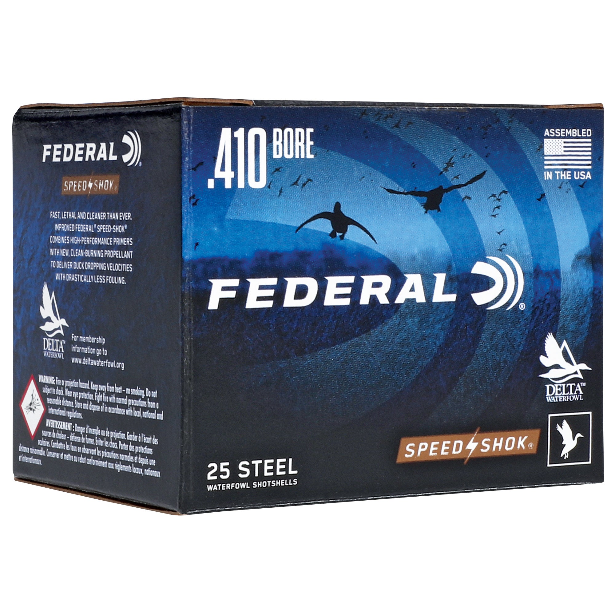 Federal Speed-Shok Steel Shot 410 Bore #6 - 25 Rounds
