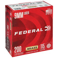 Federal Champion 9mm 115 Grain Full Metal Jacket Ammo – Reliable Target-Grade Performance