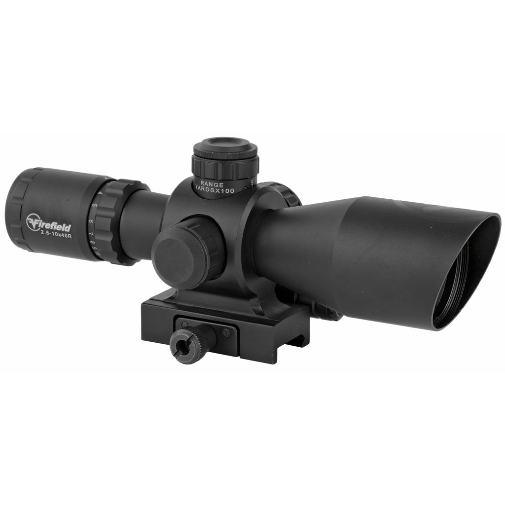 Firefield Barrage 2.5-10x40 Rifle Scope with Red Laser Sight
