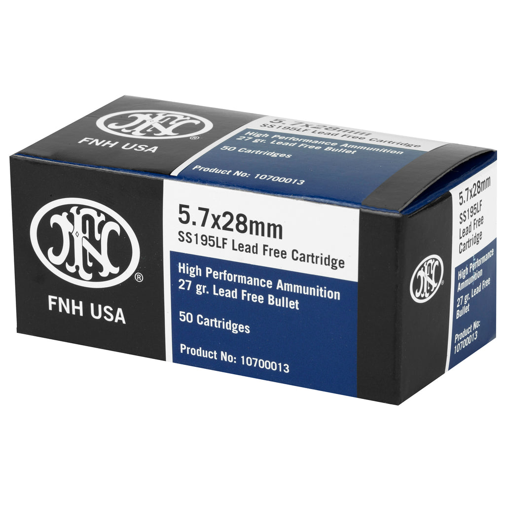 FN America SS195LF 5.7x28mm 27-Grain Lead-Free Hollow Point Ammo - Self Defense