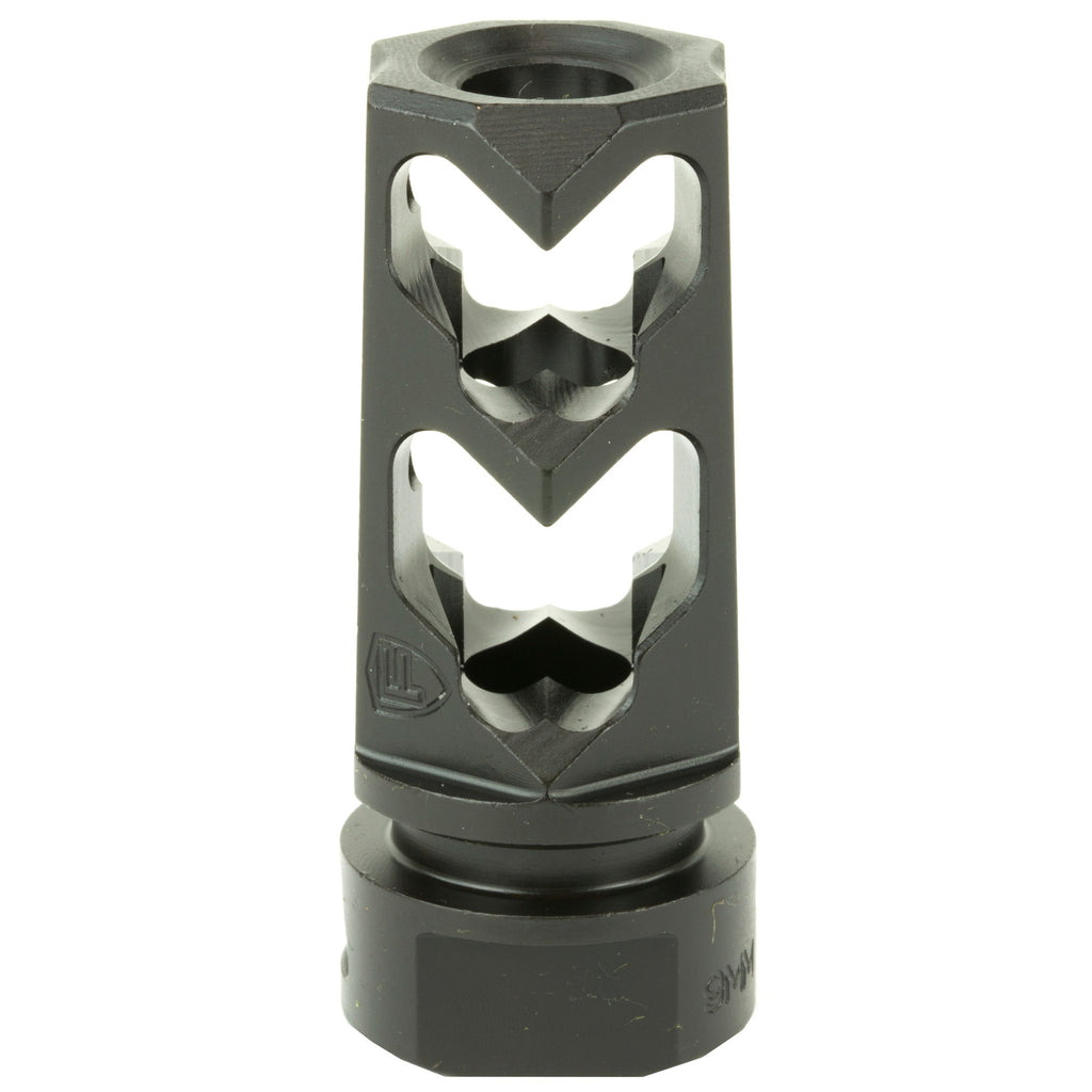 Fortis Manufacturing Inc. 9mm Muzzle Brake with 1/2x28 Thread, Black