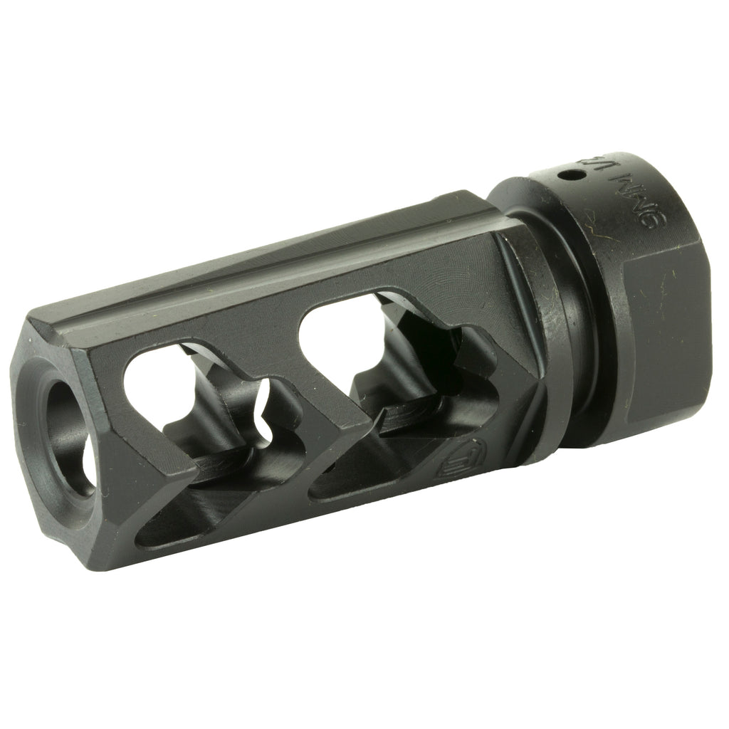 Fortis Manufacturing Inc. 9mm Muzzle Brake with 1/2x28 Thread, Black