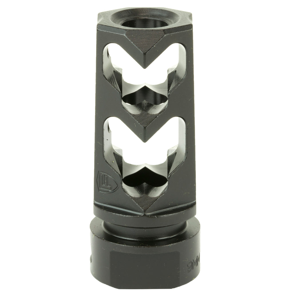 Fortis Manufacturing Inc. 9MM Muzzle Brake 1/2x36 Black