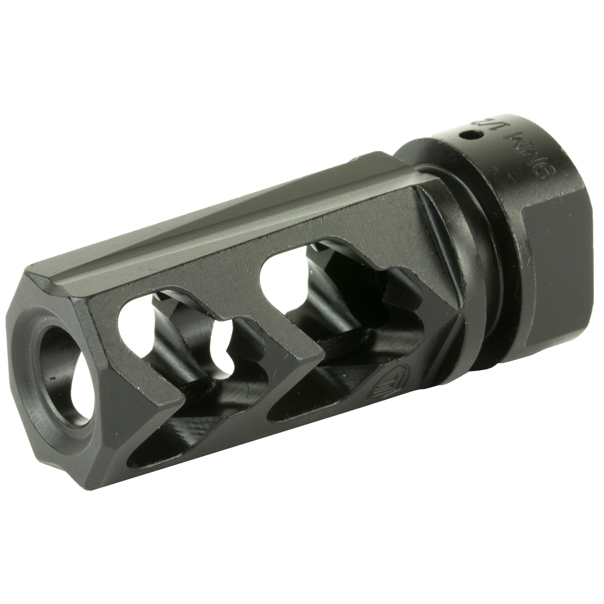Fortis Manufacturing Inc. 9MM Muzzle Brake 1/2x36 Black