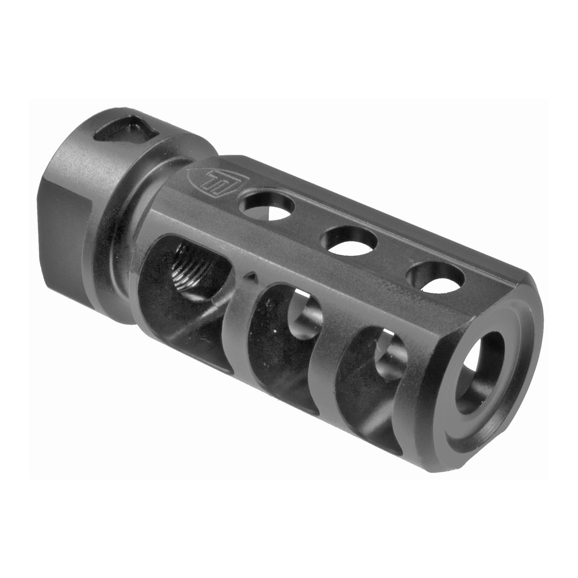 Fortis Manufacturing Inc. 9MM RED Muzzle Brake for 350 Legend, 1/2x28 Thread, Black