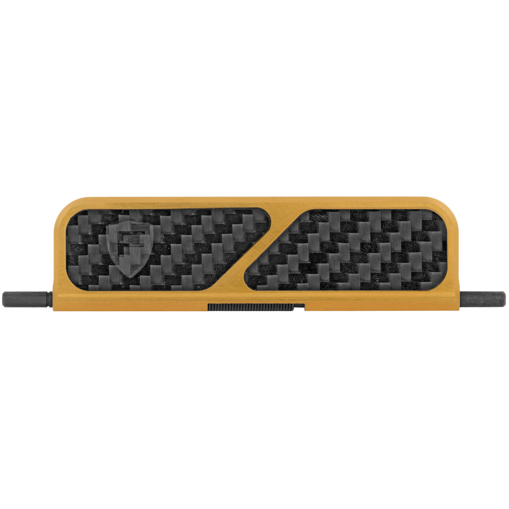 Fortis Manufacturing Inc. AR15 Billet Dust Cover in Gold (Part No. AR15DstCvr-CF-GLD)
