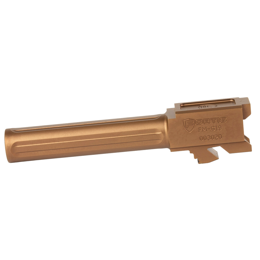 Fortis Manufacturing Inc. Glock 19 Match Grade Copper Barrel – 9mm, 4-inch Precision Barrel