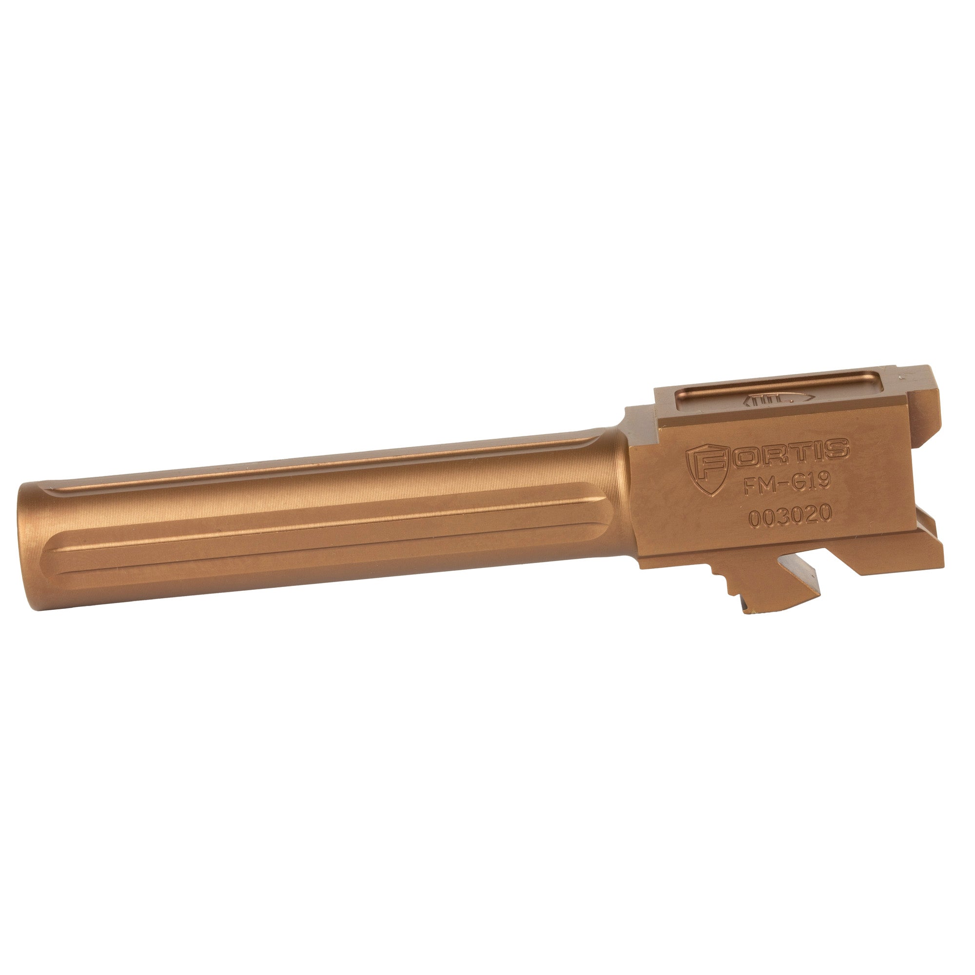 Fortis Manufacturing Inc. Glock 19 Match Grade Copper Barrel – 9mm, 4-inch Precision Barrel