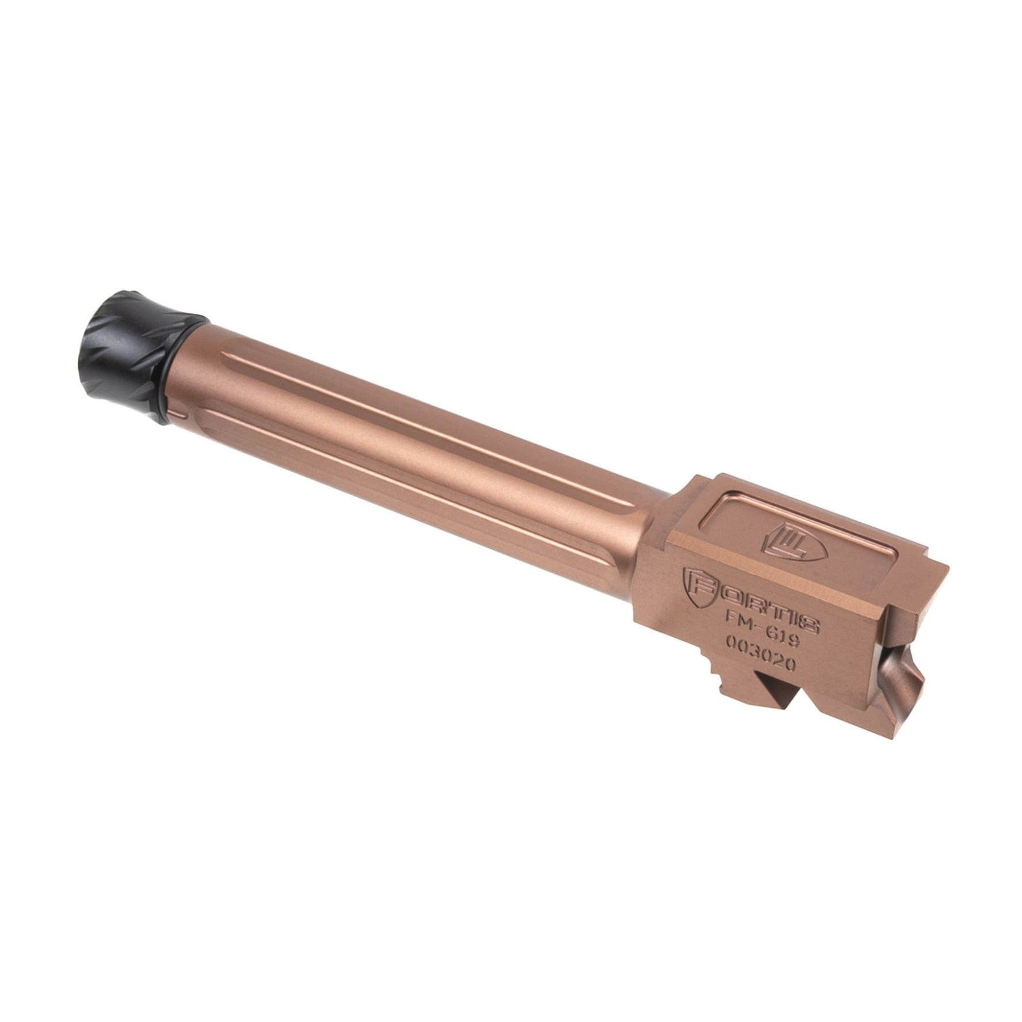 Fortis Manufacturing Inc. Glock 19 Match Grade Threaded Barrel - Copper Finish