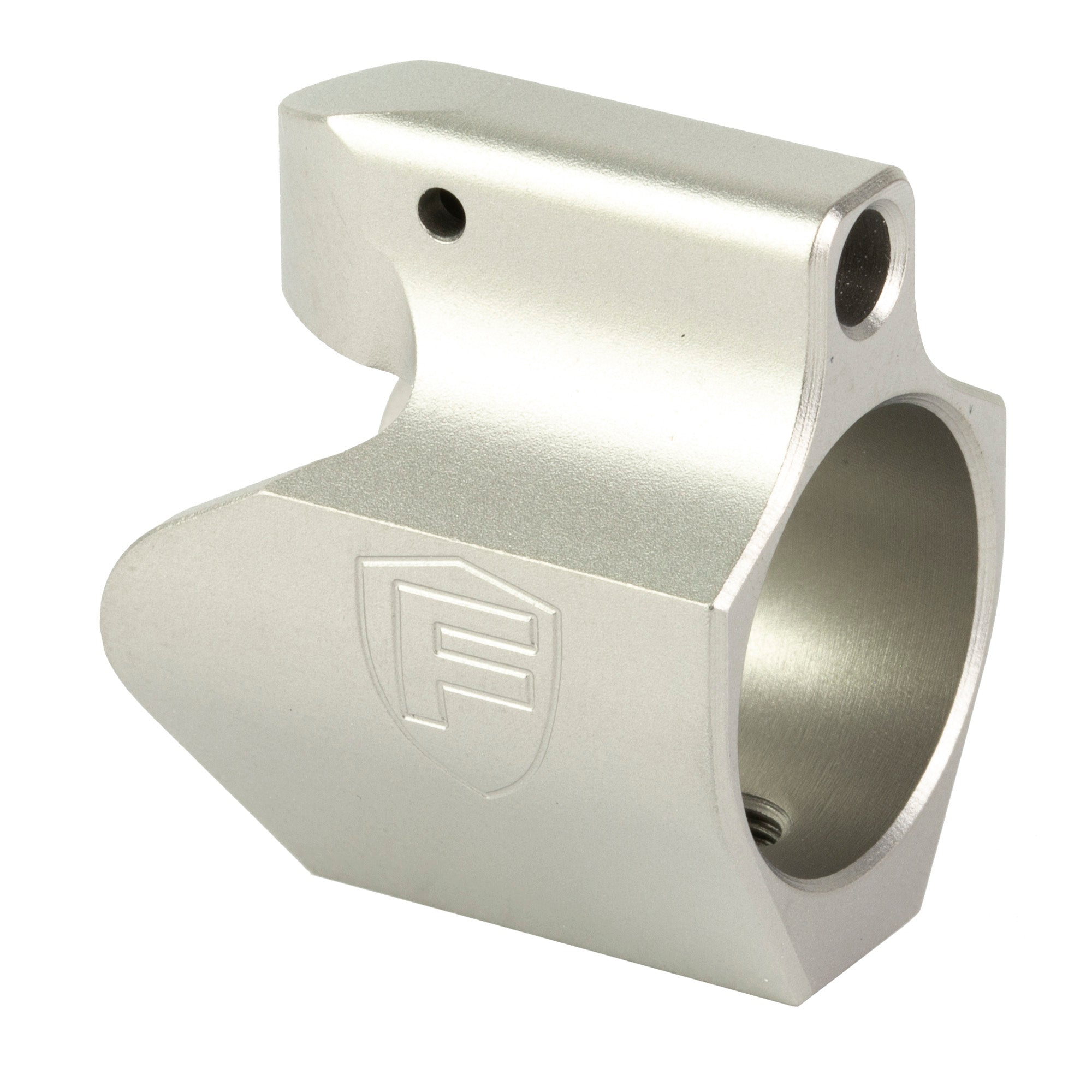 Fortis Manufacturing Inc. FORTIS Gas Block M2 .750 Silver – Low Profile Rifle Gas Block for Match Grade Barrels