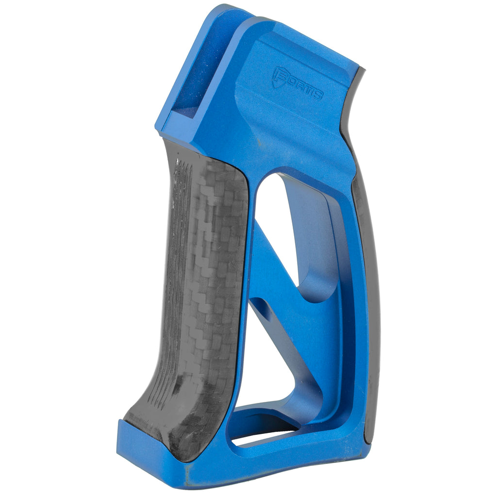 Fortis Manufacturing Torque Pistol Grip CF Blue - Lightweight Skeletonized Rifle Grip