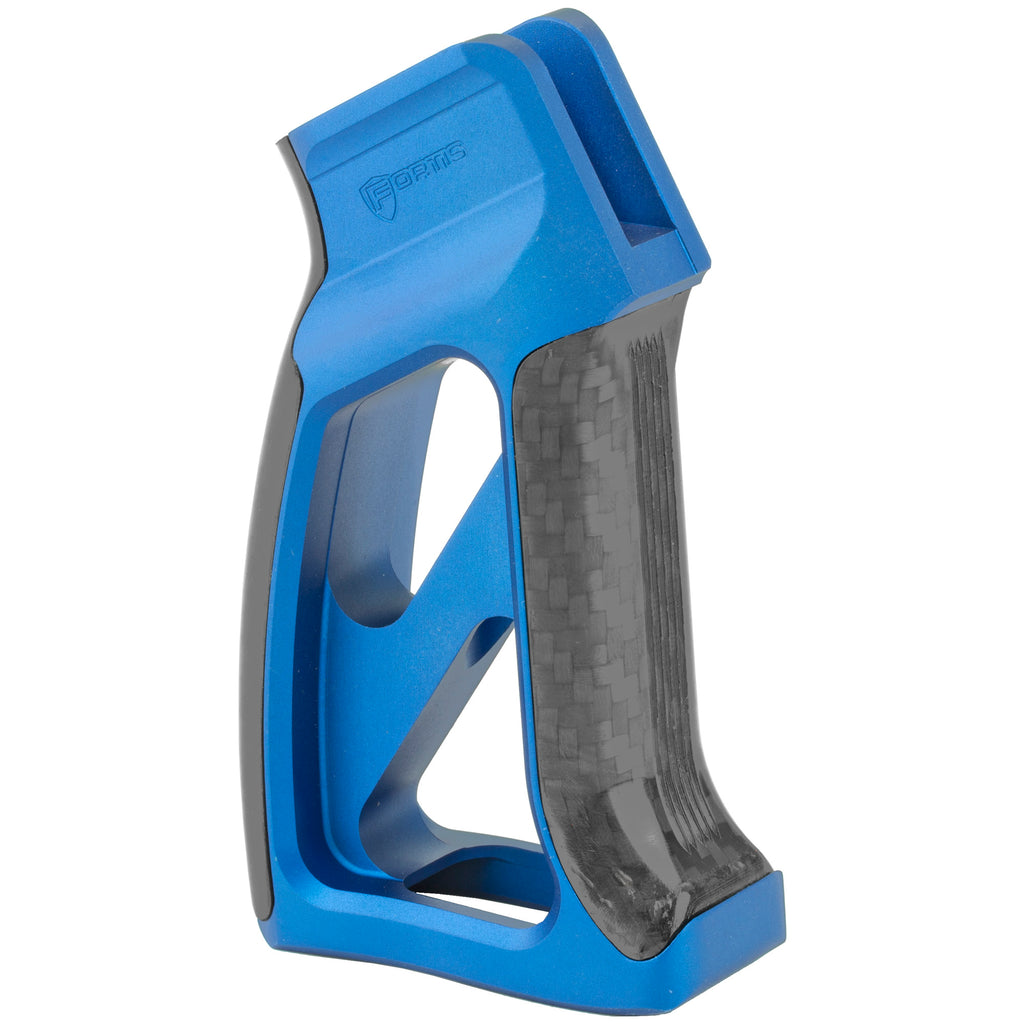 Fortis Manufacturing Torque Pistol Grip CF Blue - Lightweight Skeletonized Rifle Grip