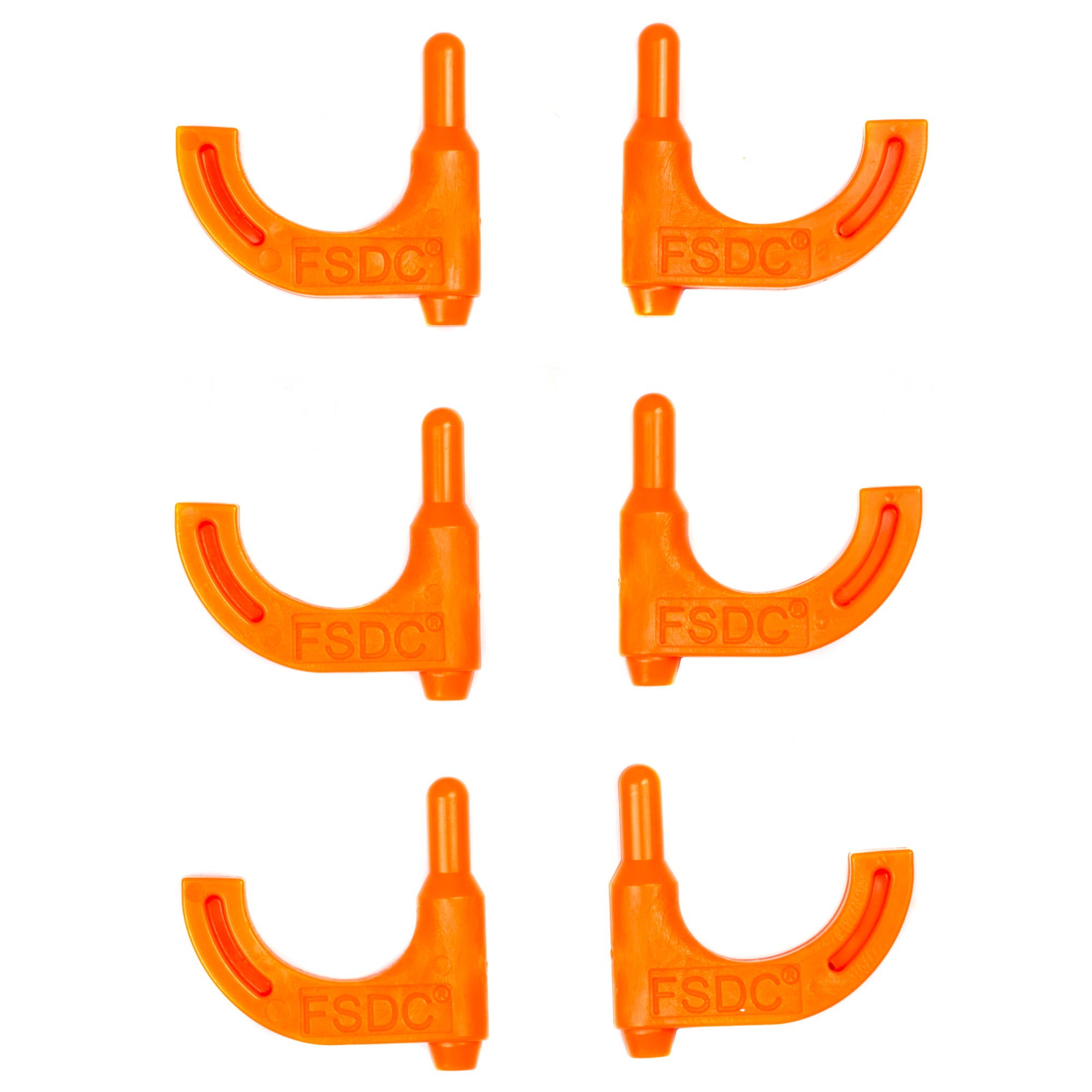Firearm Safety Devices Corporation FSDC Chamber Flag Pistol Orange 6-Pack