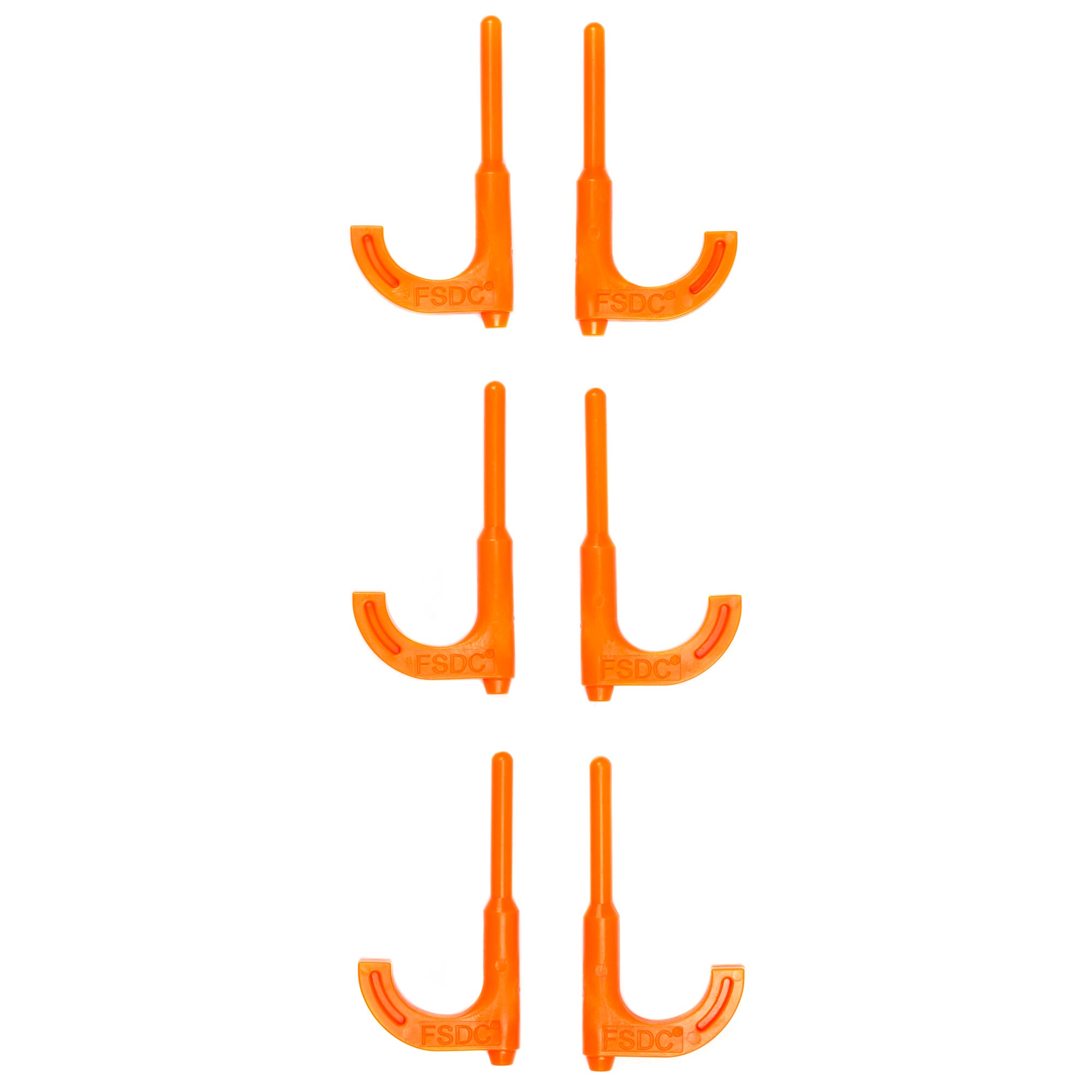 Firearm Safety Devices Corporation FSDC550RRCF Orange Rifle Chamber Flags, Pack of 6