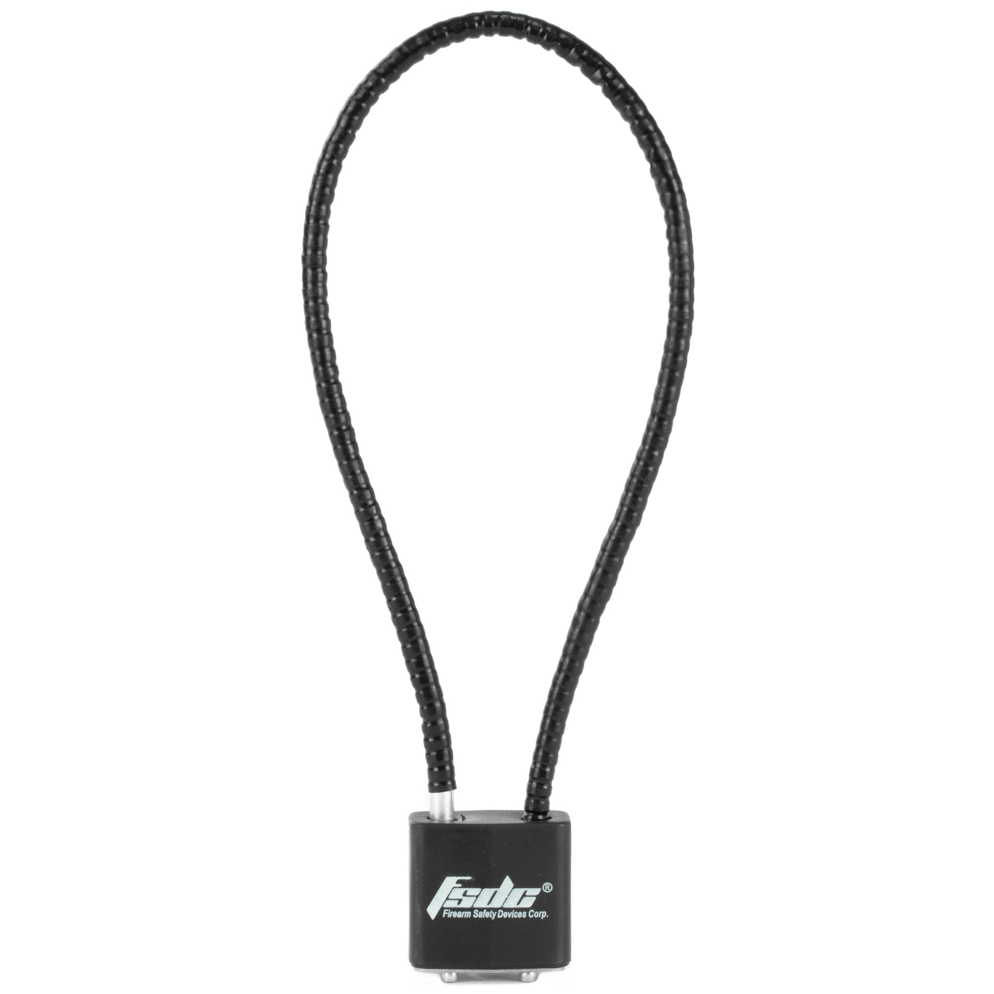 Firearm Safety Devices Corporation FSDC CL1010BKD 15-Inch Cable Lock for Firearm Security