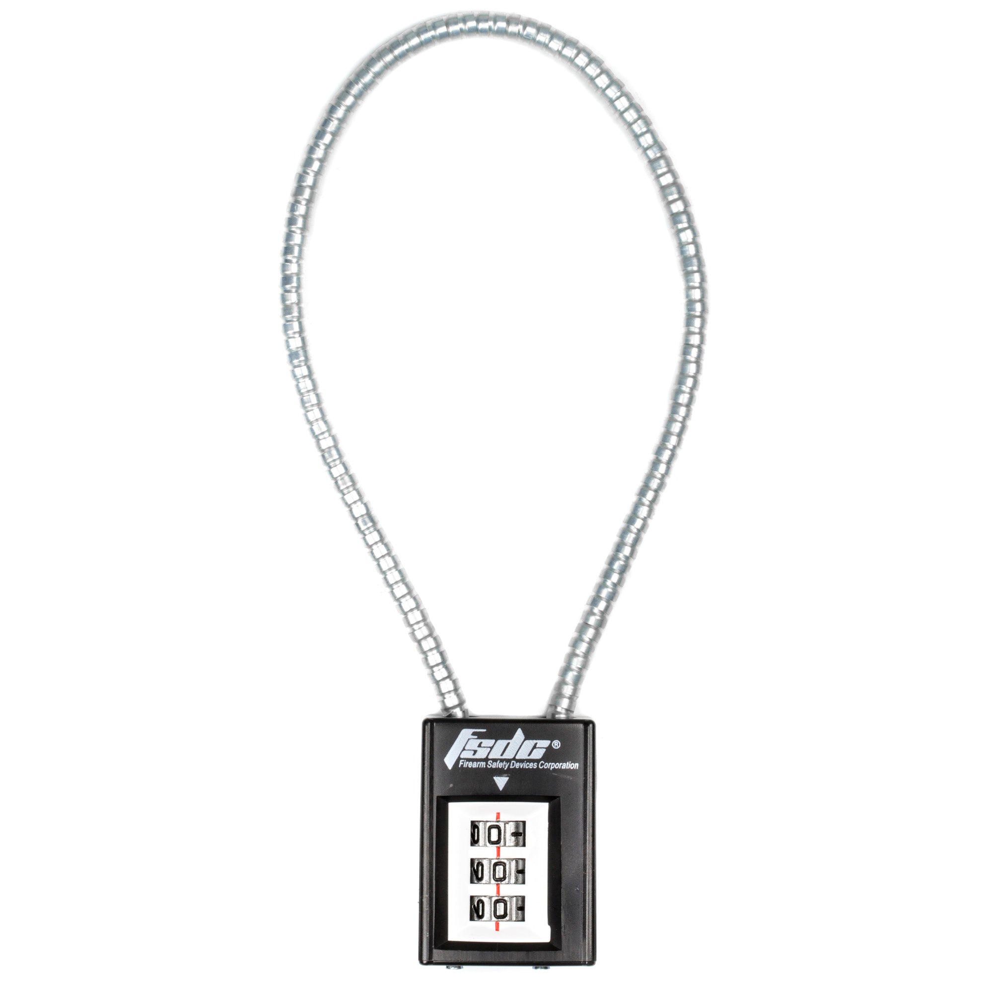 Firearm Safety Devices Corporation FSDC CL1725RCB 14-Inch Combo Cable Lock for Firearm Security