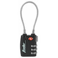 Firearm Safety Devices Corporation TSA380RCB 3-Dial Combo Cable Lock for Firearm Security