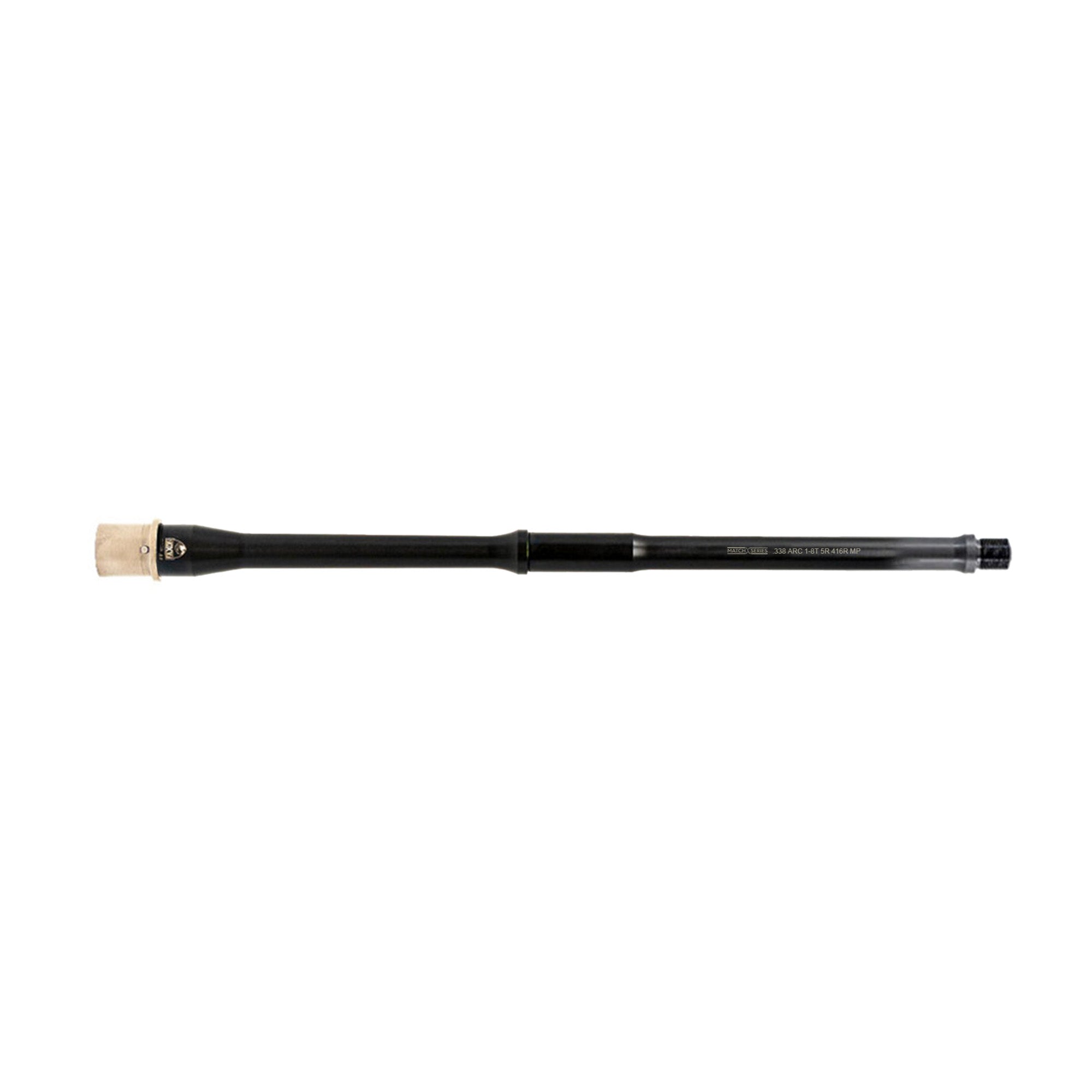 Faxon Firearms Match Barrel for 338 ARC, 16 Inches, Gunner Profile – Black