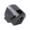 Faxon Firearms EXOS-524 9mm Compensator – Black Aluminum for Improved Muzzle Control