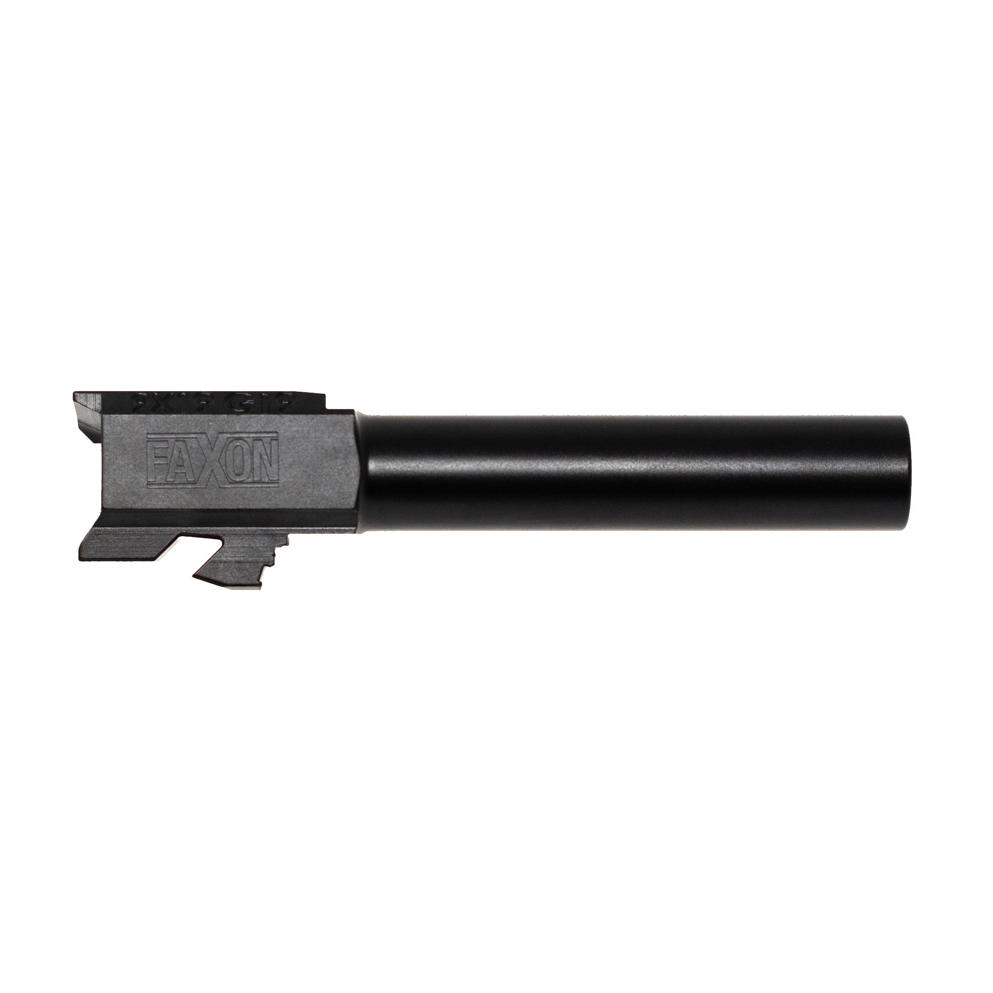 Faxon Firearms Duty Series 9mm Barrel for Glock 19 - 4.02 Inch, Black Nitride Coated