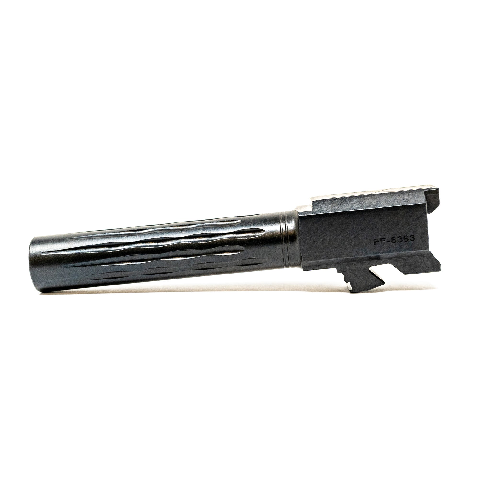 Faxon Firearms Match Series 9mm Glock 19 Barrel – Black Nitride Coated, Button-Rifled
