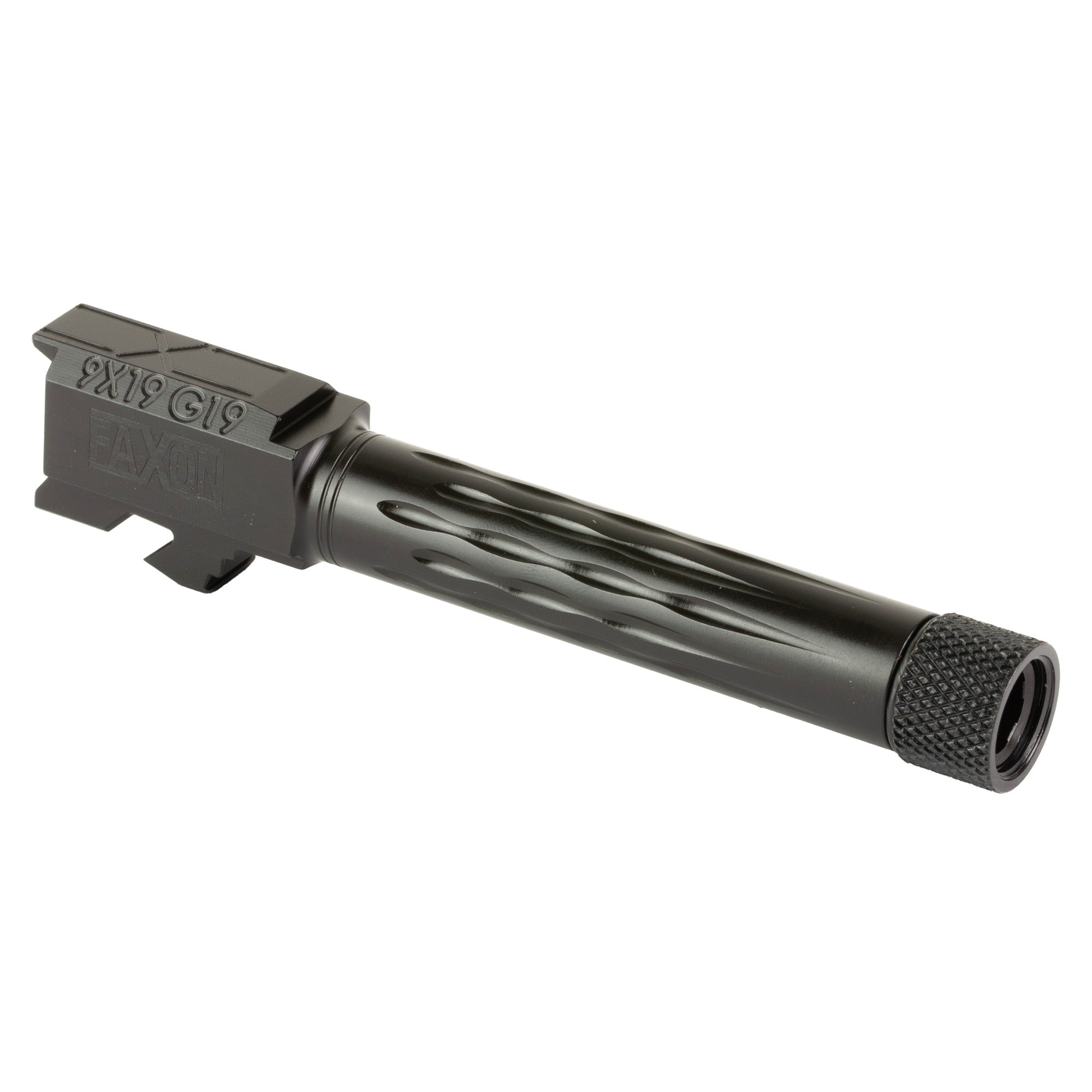 Faxon Firearms Match Series 4.5-inch 9mm Pistol Barrel for Glock 19 - Black Nitride Coated
