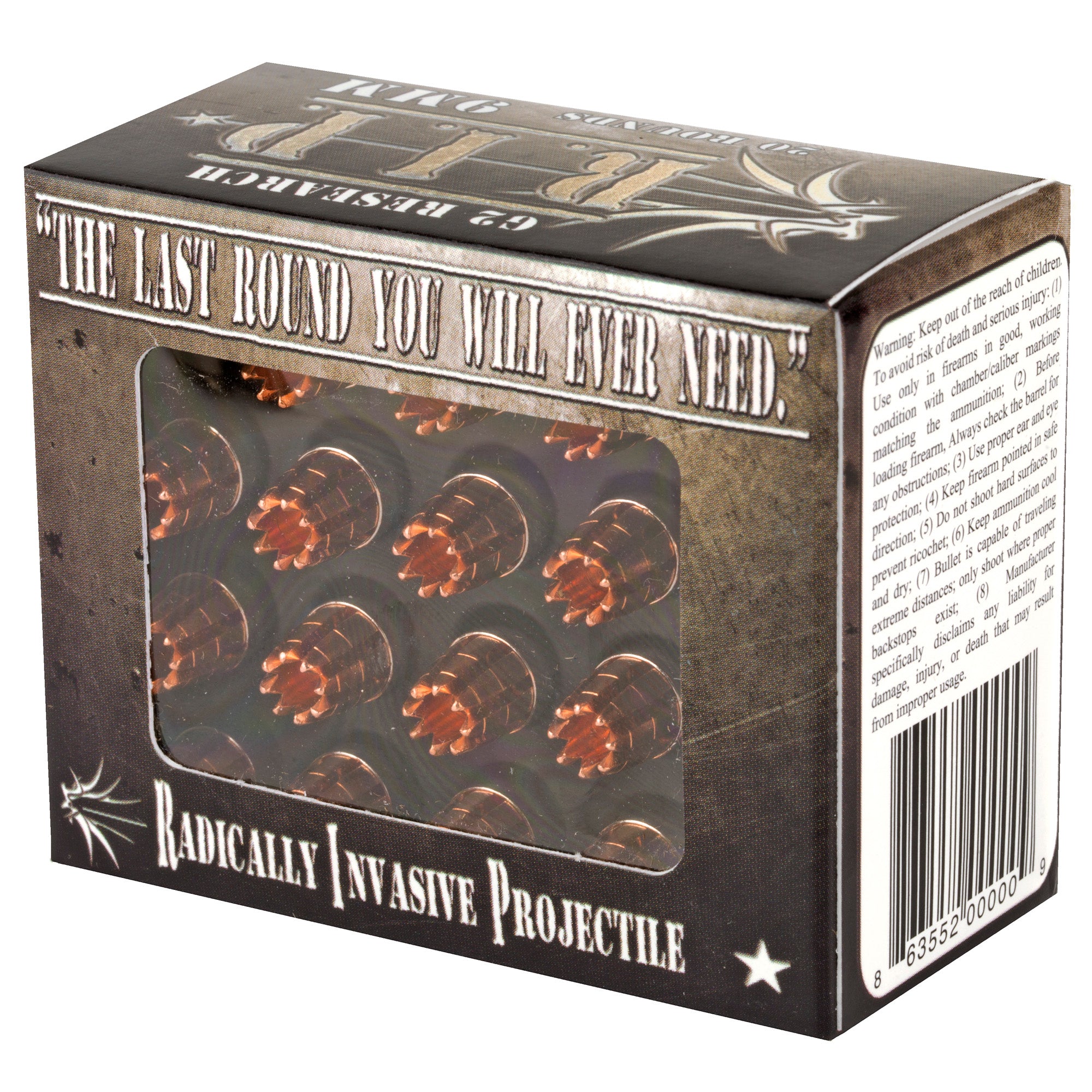 G2 Research G2R RIP 9mm 92 Grain Copper Ammunition - Last Round You Will Ever Need