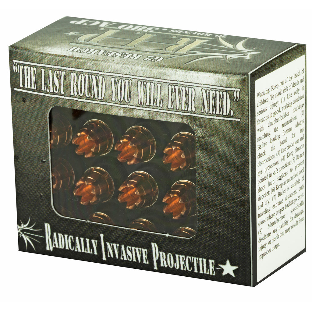 G2 Research G2R RIP 380 ACP 62-Grain Copper Ammunition – Pack of 20/500