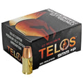 G2 Research Telos 9mm +P 92-Grain Copper Hollow Point Ammunition - 20 Rounds per Box, 500 per Case