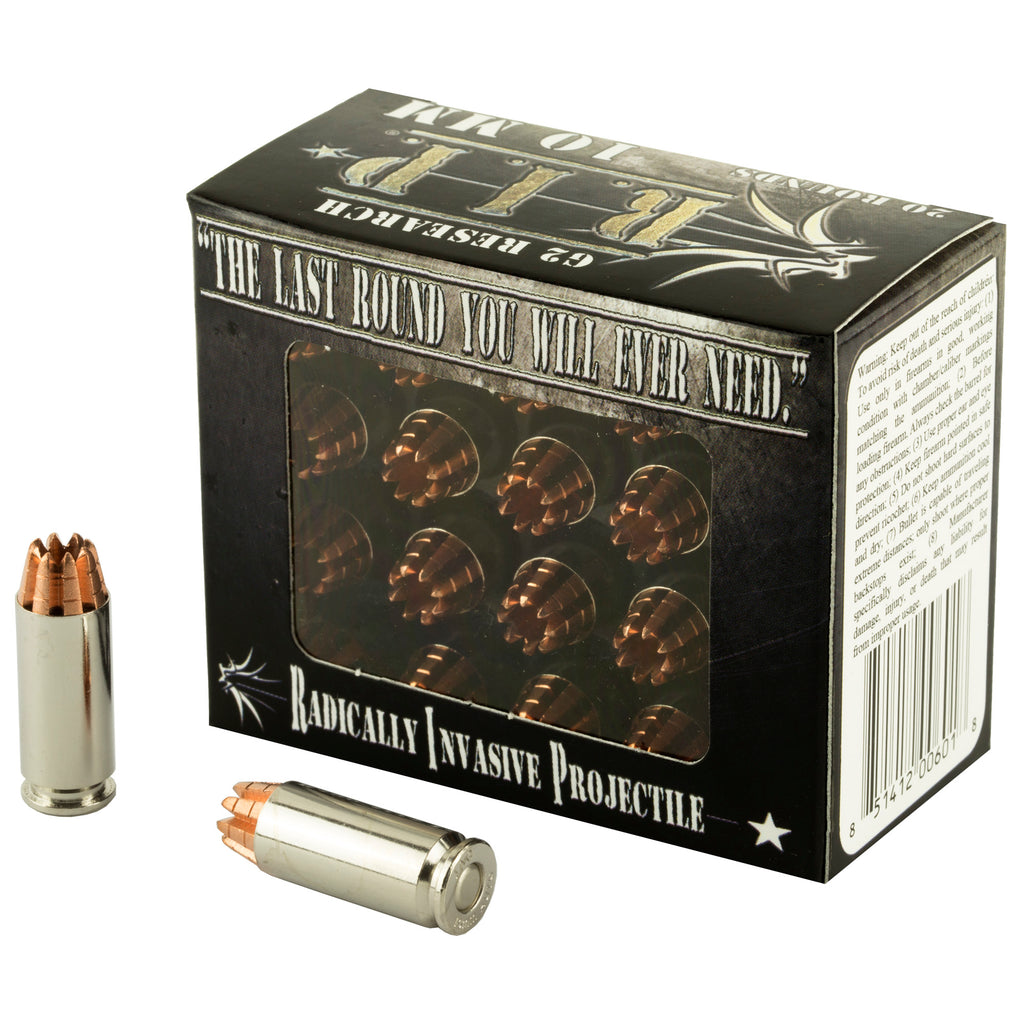 G2 Research G2R RIP 10mm 115-Grain Copper Hollow Point Ammunition (20/500)
