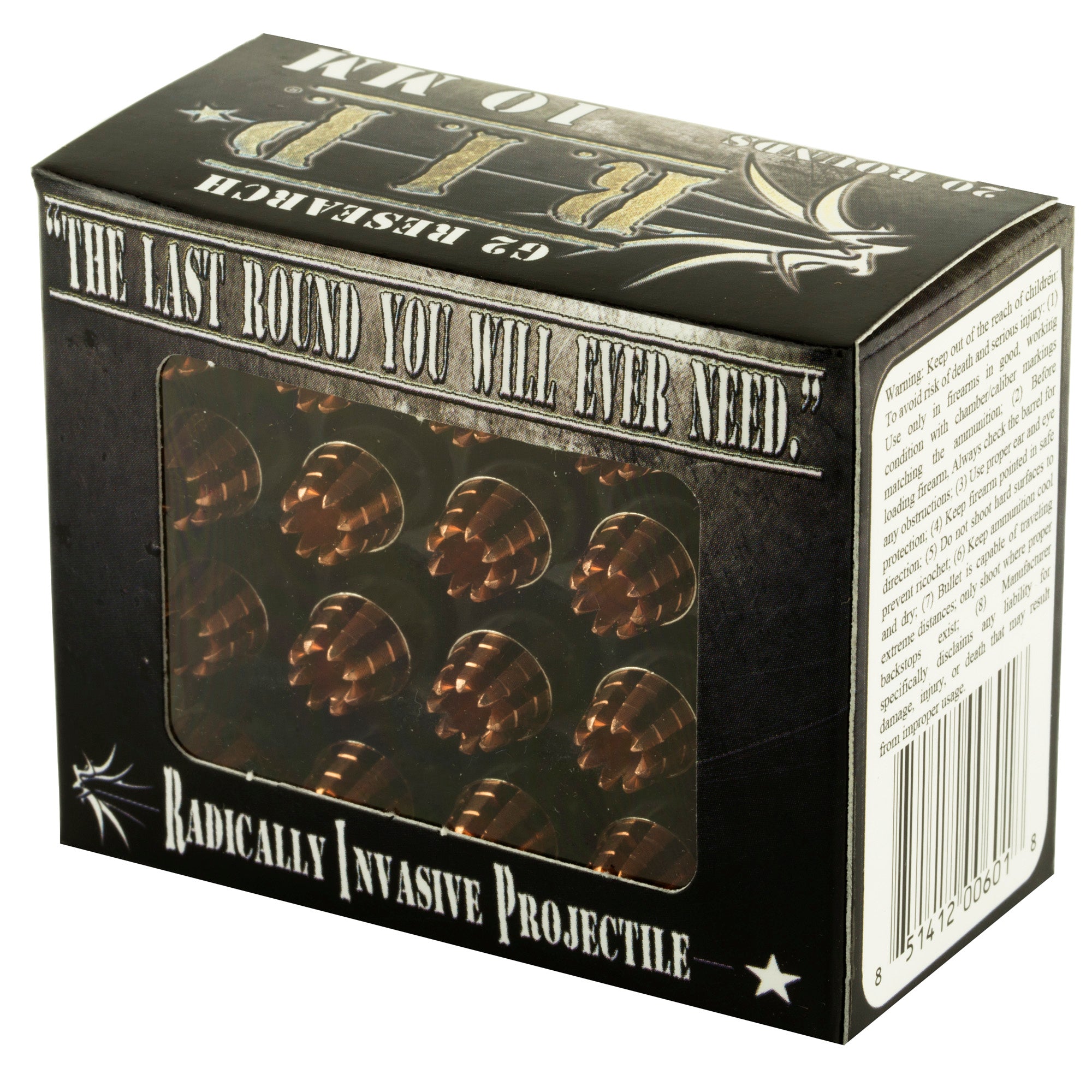 G2 Research G2R RIP 10mm 115-Grain Copper Hollow Point Ammunition (20/500)