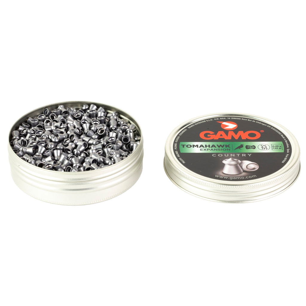 Gamo USA Tomahawk Pointed HP .177 Pellets - 750 Count Tin