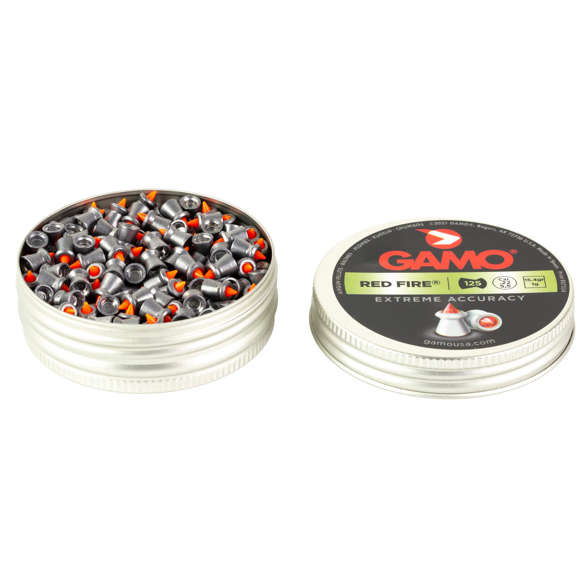 Gamo USA Red Fire .22 Pellets – High-Impact Hunting Pellets for Small Game and Pest Control