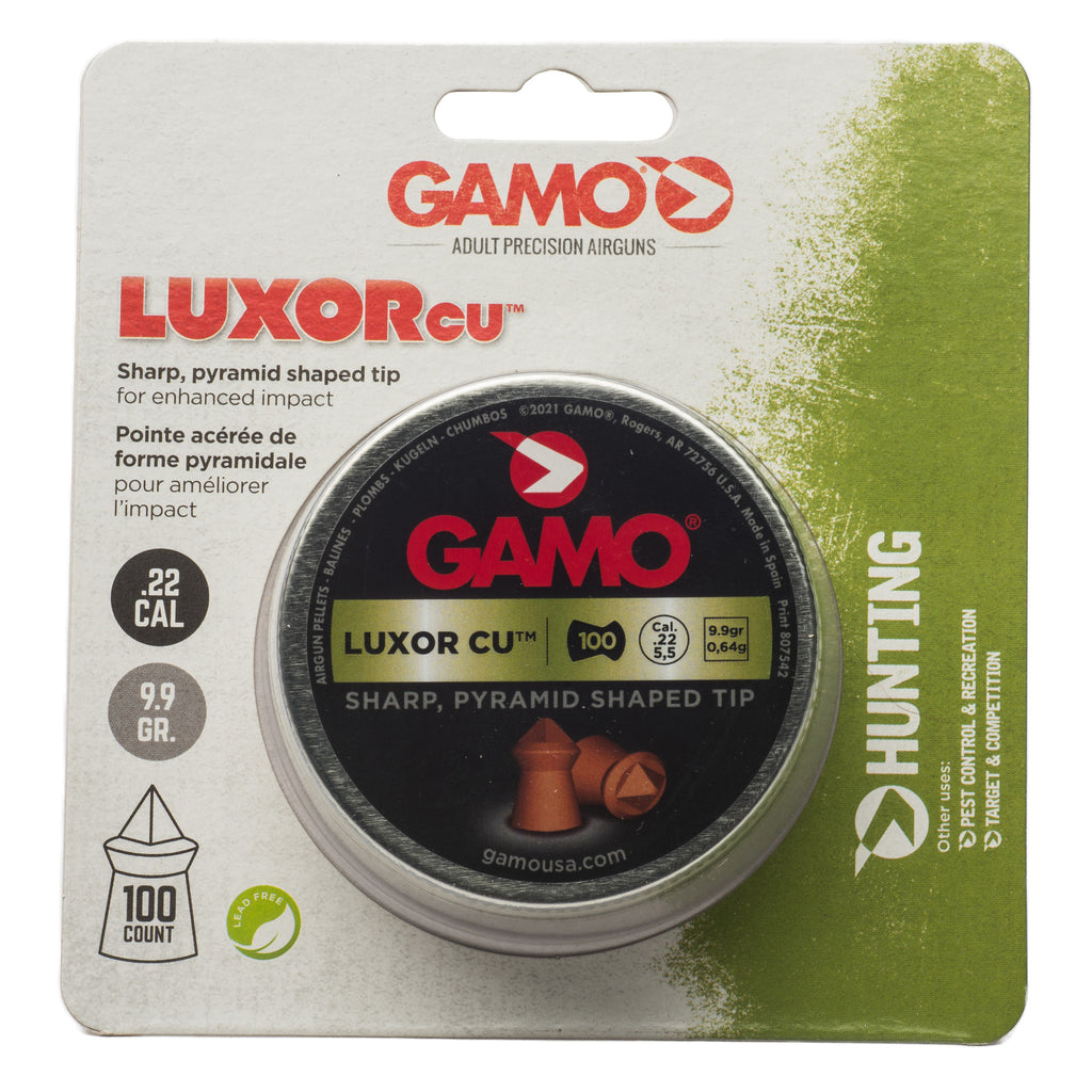 Gamo USA Luxor Cu .22 Pellet Pellets - 250 Pack