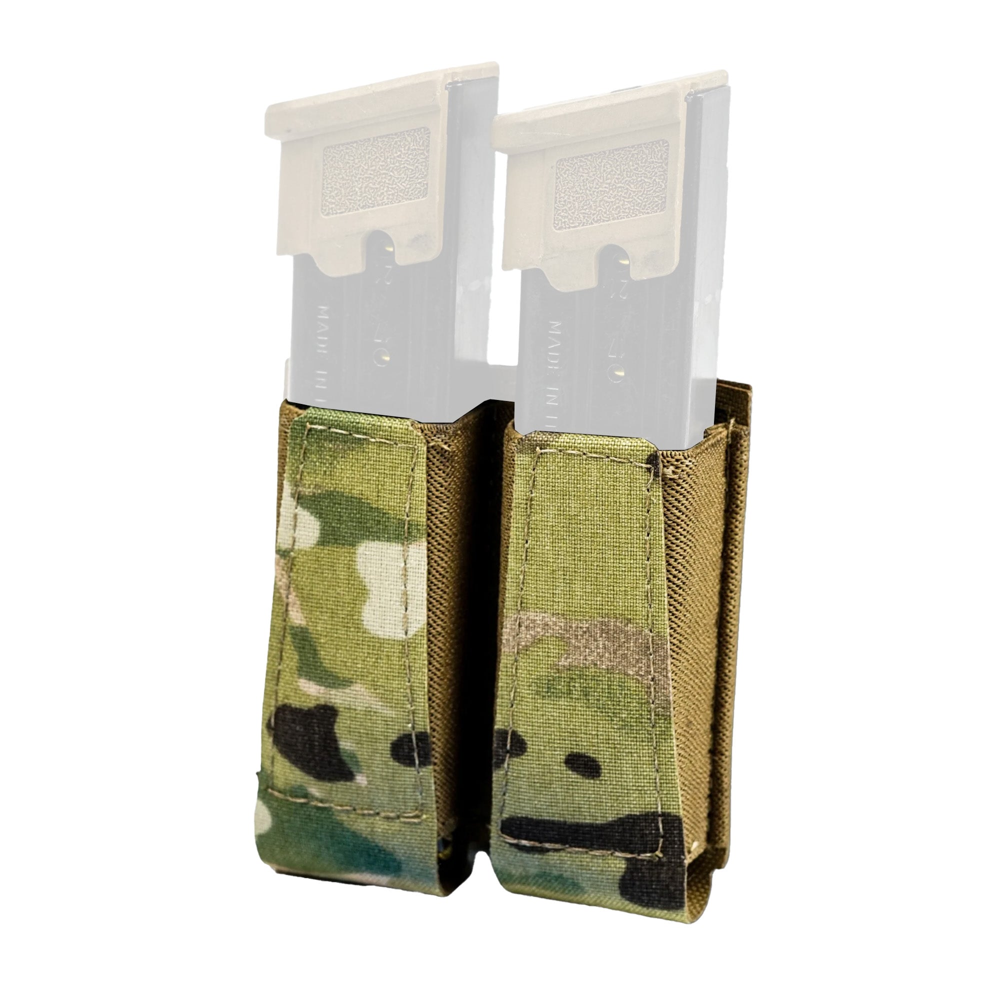 GBRS Group Double Pistol Magazine Pouch - MultiCam, Model: GEAR-DPMP-BR-MC