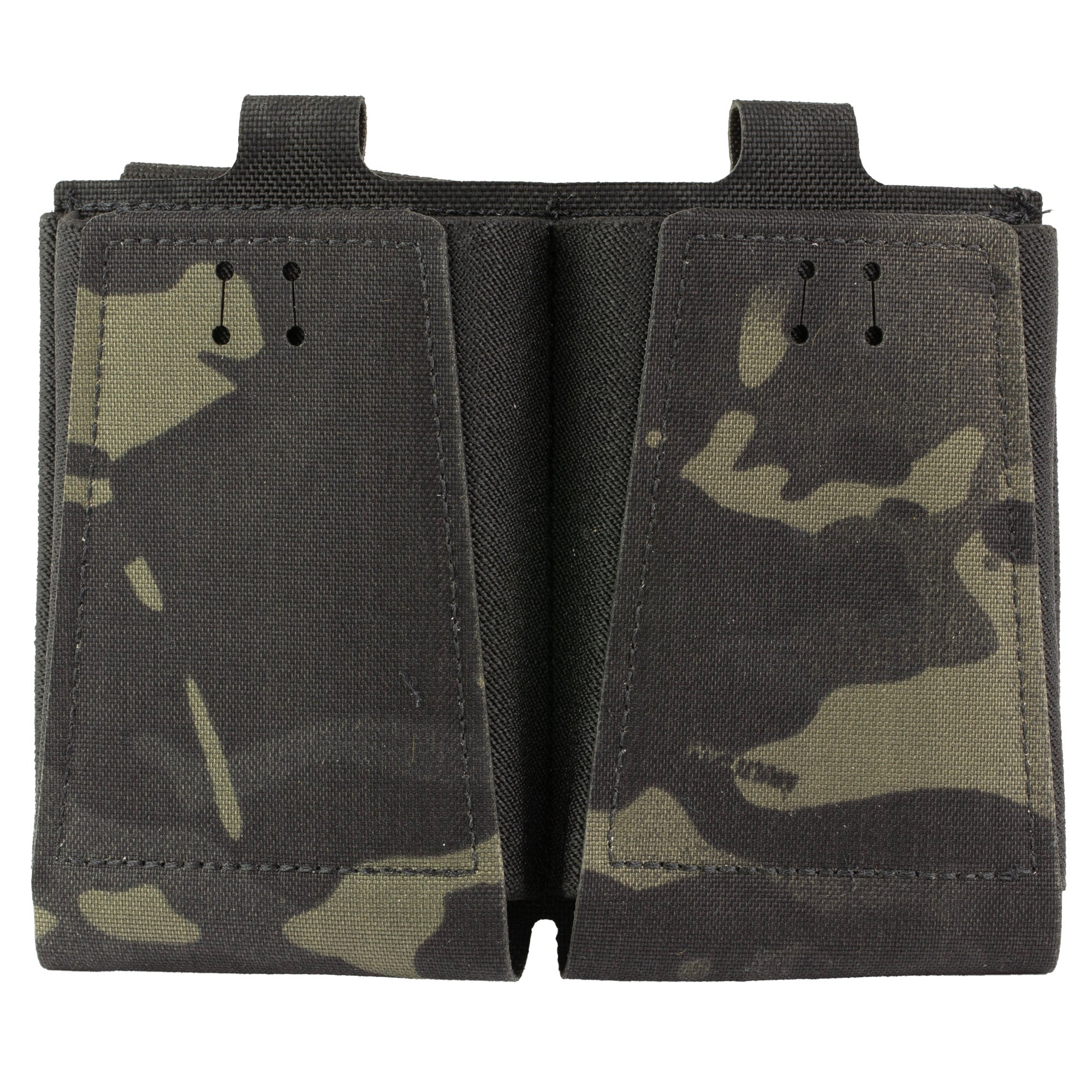 GBRS Group Double Rifle Magazine Pouch MCB – Versatile & Collapsible MultiCam Black Gear
