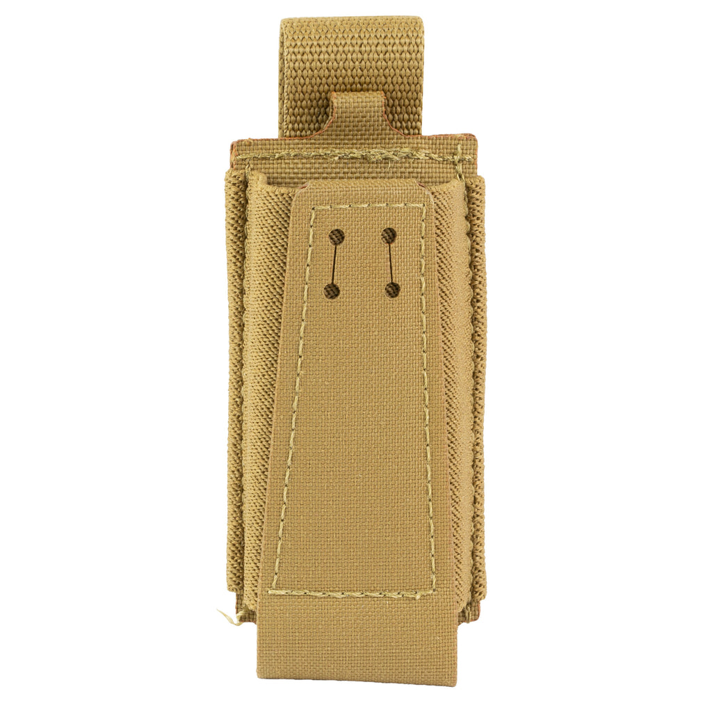 GBRS Group Single Pistol Magazine Pouch in Coyote – Versatile MOLLE/Belt Compatible Design