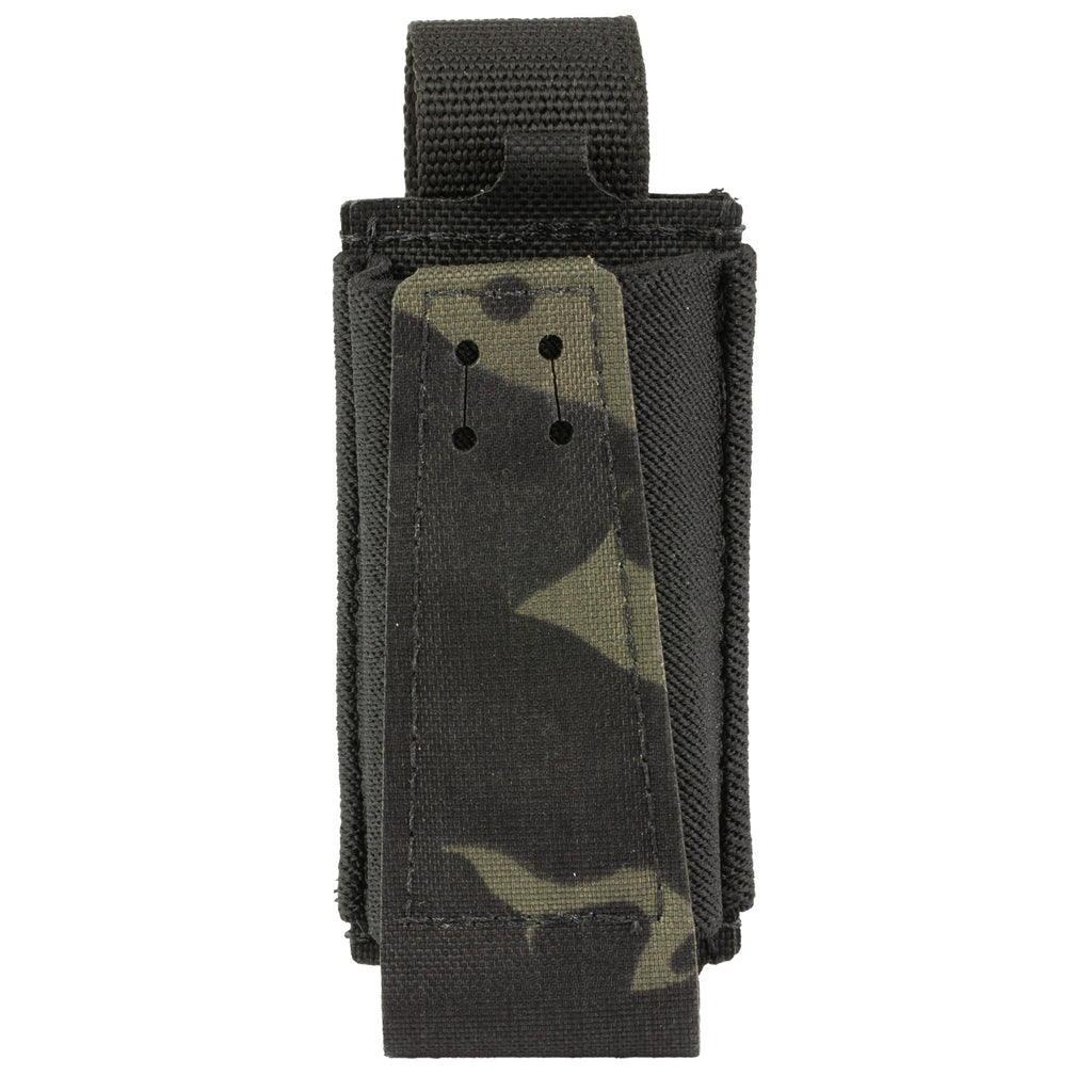GBRS Group Single Pistol Magazine Pouch in MultiCam Black – Versatile MOLLE/Belt Compatible Carry Solution