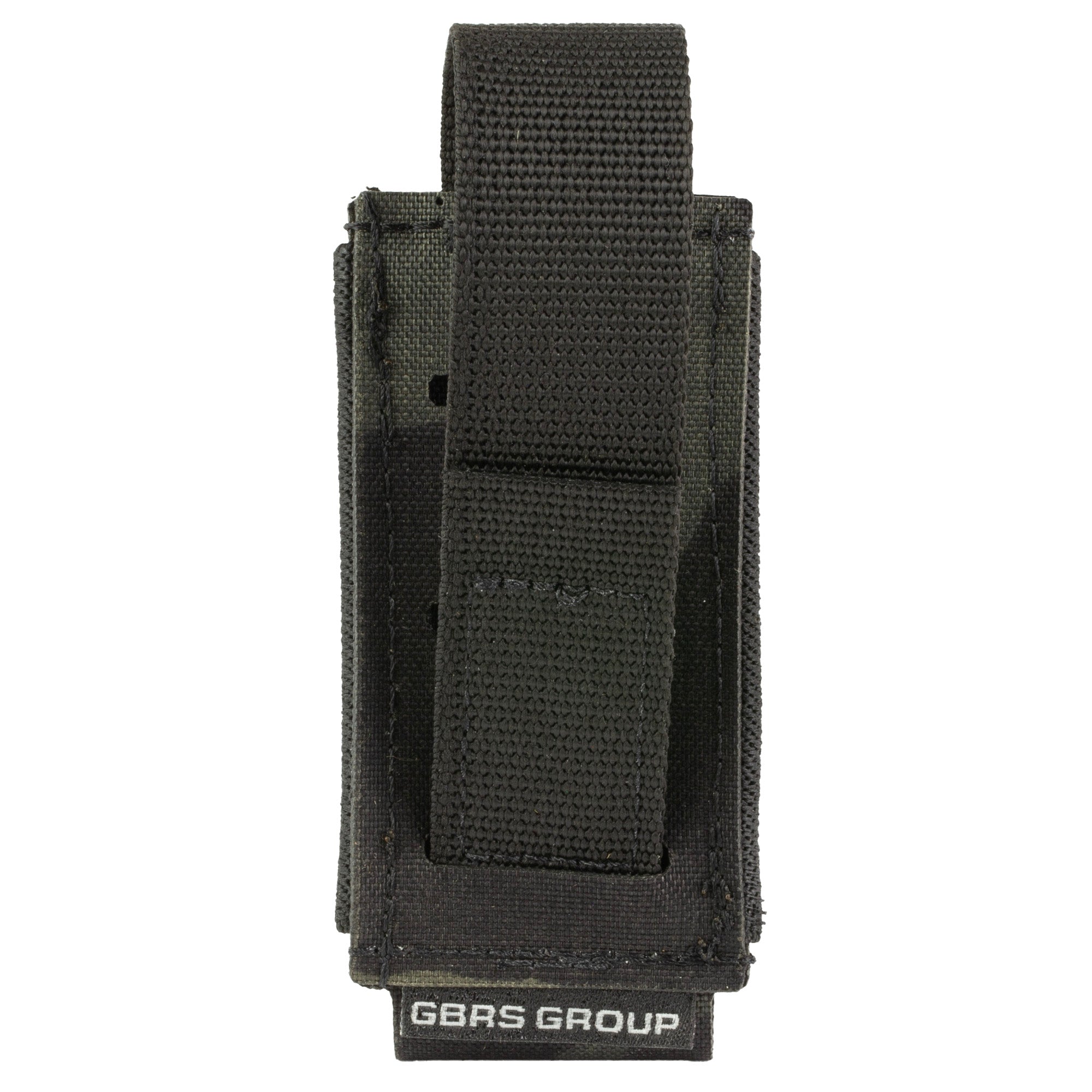 GBRS Group Single Pistol Magazine Pouch in MultiCam Black – Versatile MOLLE/Belt Compatible Carry Solution