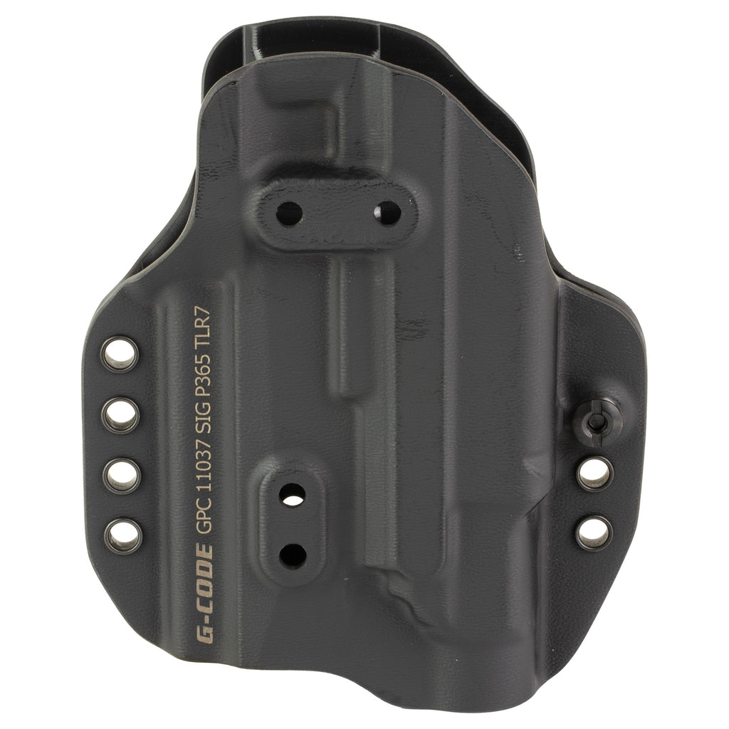 G-Code Prime Carry Inside Waistband Holster for GLOCK G365XL TLR7 Sub (Black)