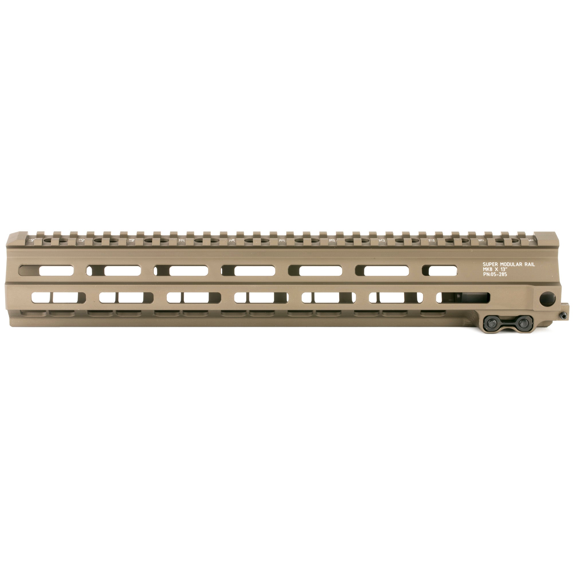 Geissele Automatics Super Modular MK8 M-LOK Handguard for 13.5-Inch Rifles in Desert Tan