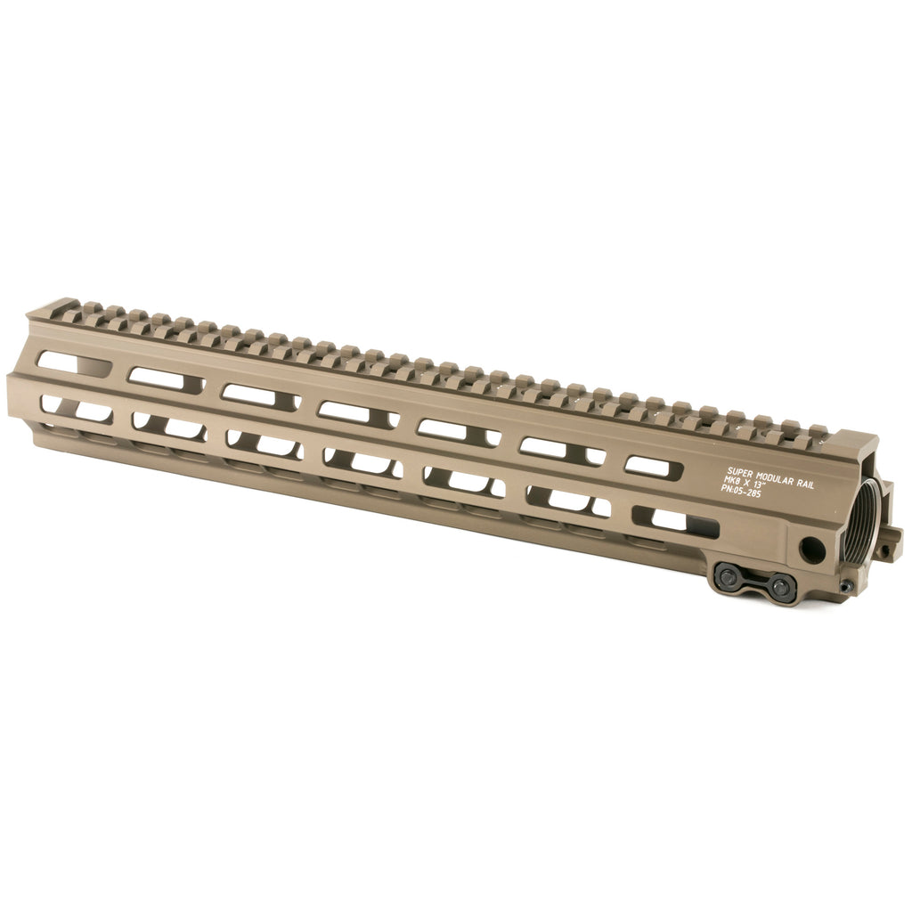 Geissele Automatics Super Modular MK8 M-LOK Handguard for 13.5-Inch Rifles in Desert Tan