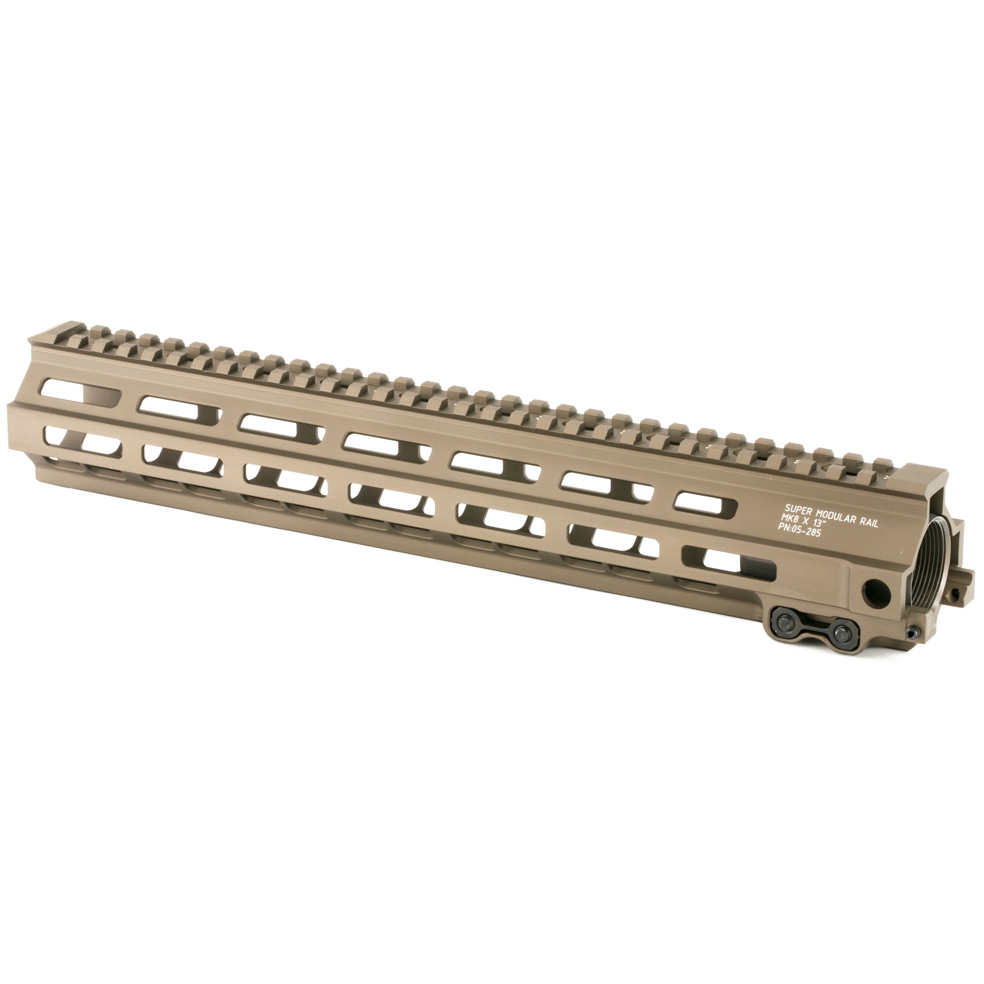 Geissele Automatics Super Modular MK8 M-LOK Handguard for 13.5-Inch Rifles in Desert Tan