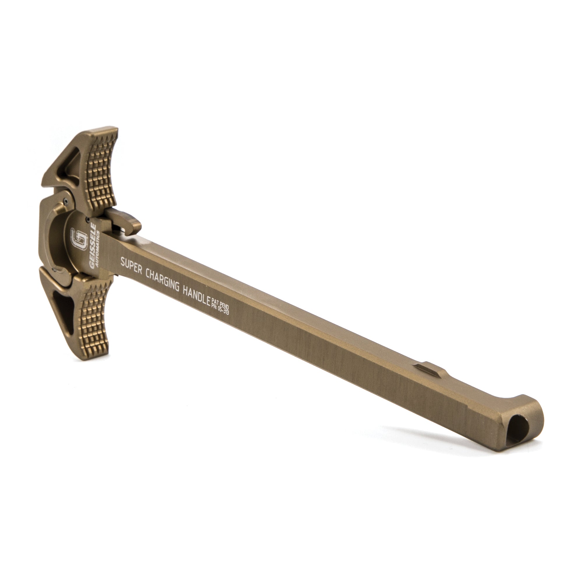 Geissele Automatics GEI05-313S Super Charging Handle for 5.56mm Rifles in Desert Tan