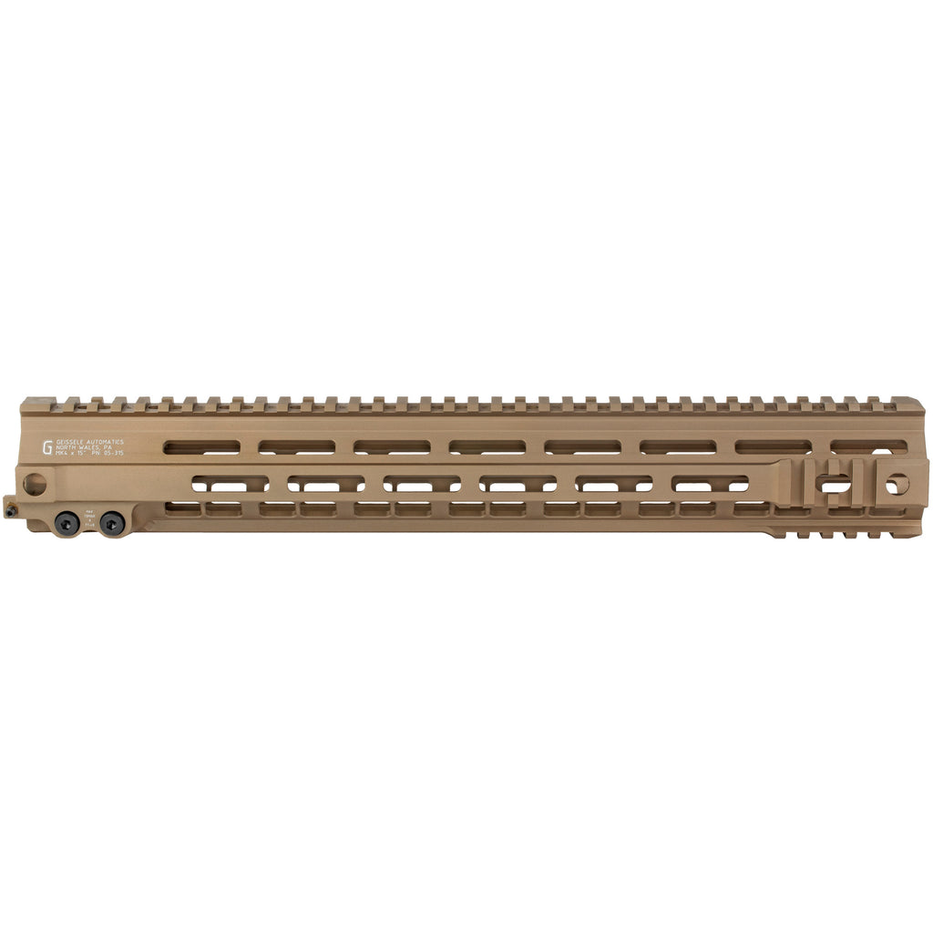 Geissele Automatics MK4 Super Modular Handguard with M-LOK – Desert Tan, 15-inch