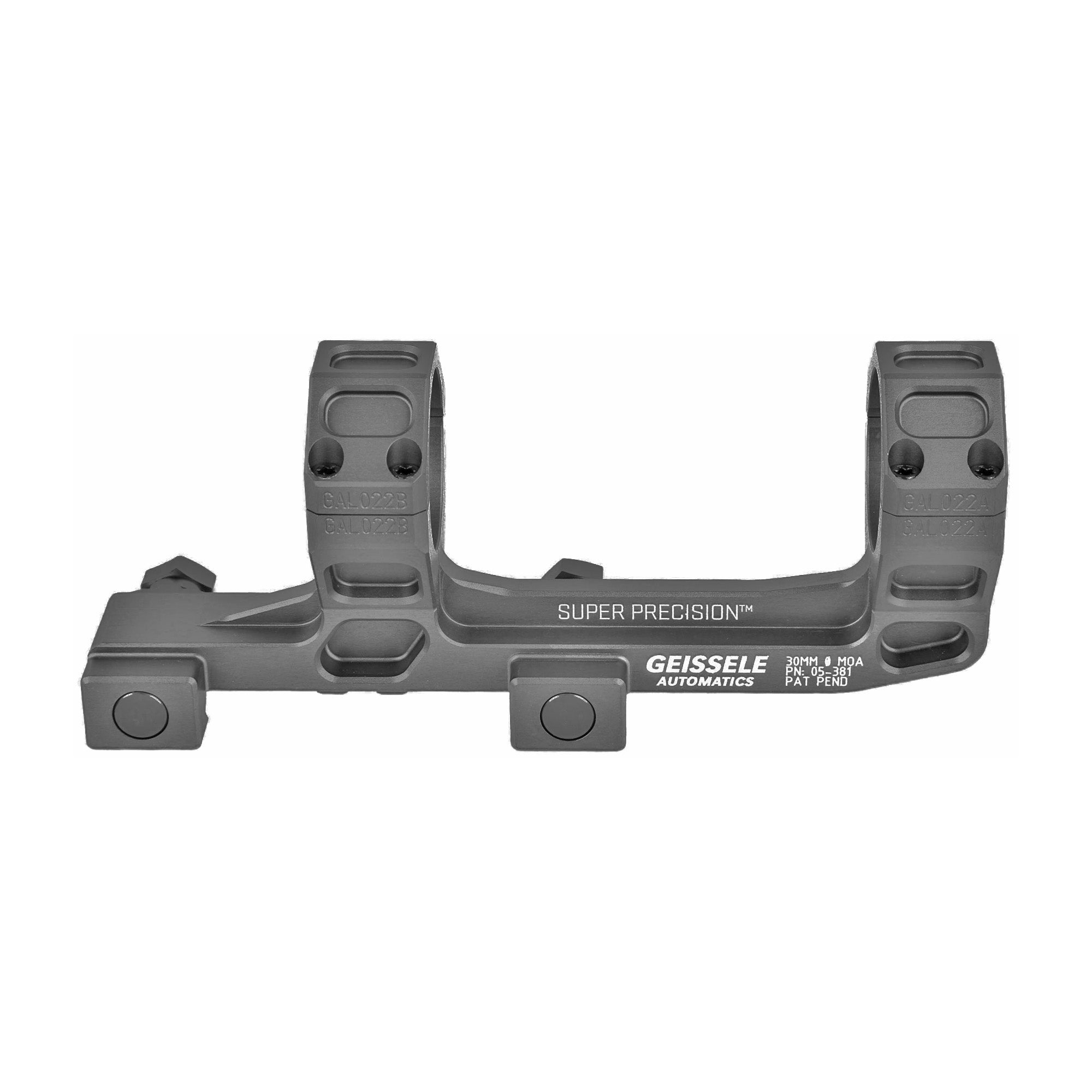 Geissele Automatics Super Precision 30mm Scope Mount for AR-15/M4 - Black