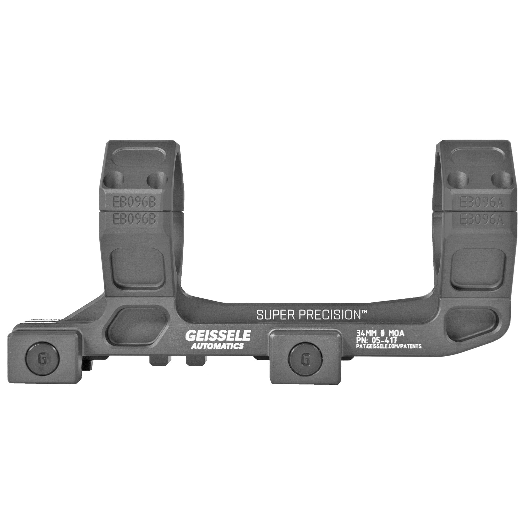 Geissele Automatics Super Precision 34mm Scope Mount - Black
