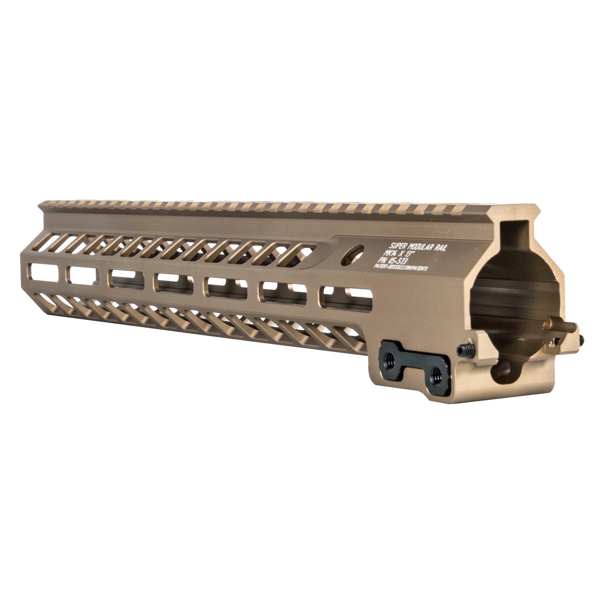 Geissele Automatics MK14 Super Modular M-LOK Handguard in Desert Tan - 13.5 inches