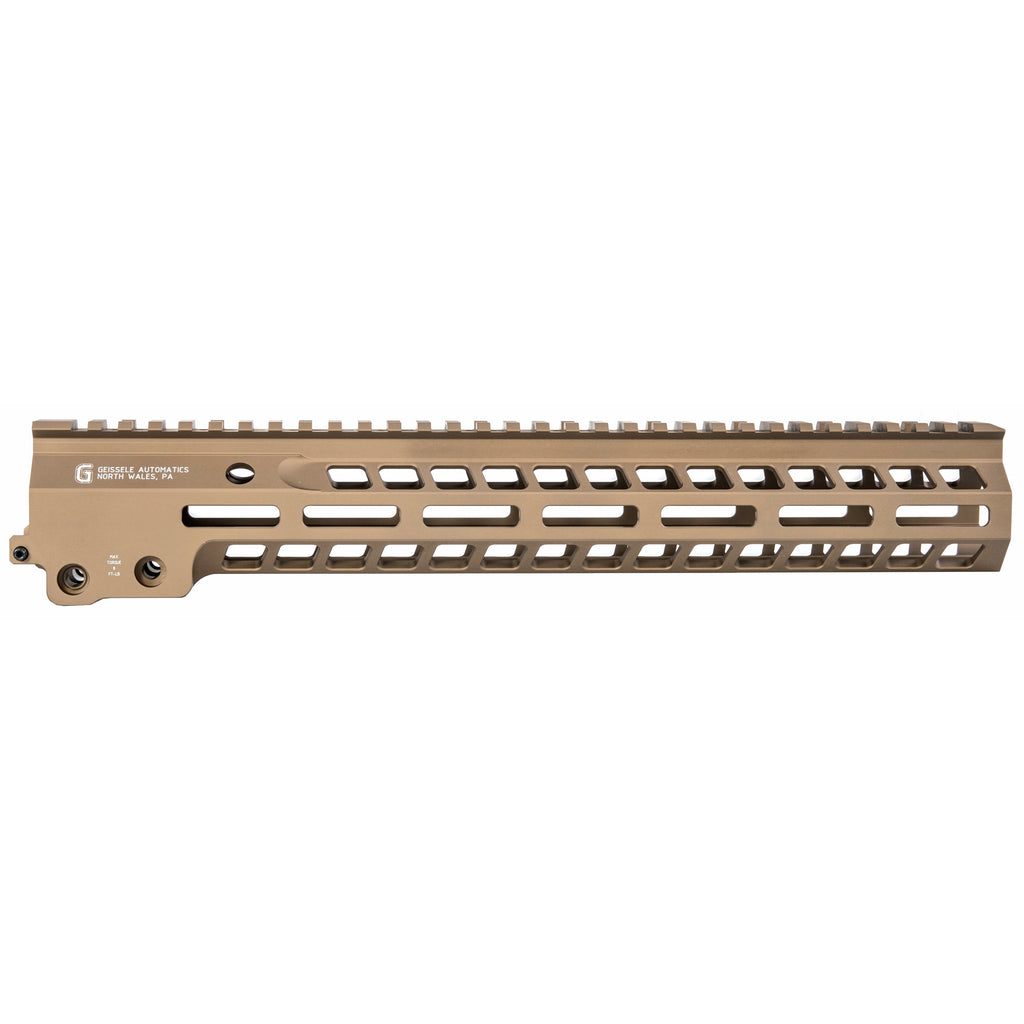 Geissele Automatics MK14 Super Modular M-LOK Handguard in Desert Tan - 13.5 inches
